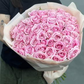 Букет из 55 роз Аваланж (60 см) в Щелково