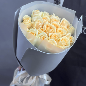 Букет из 25 роз Аваланж (50 см) в Щелково