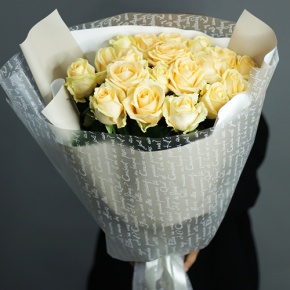 Букет из 19 роз Аваланж (70 см) в Щелково