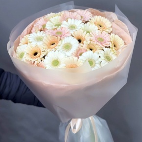 Букет "Гера" из 25 гербер в Щелково