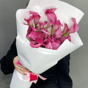 Монобукет из 21 каллы в Щелково