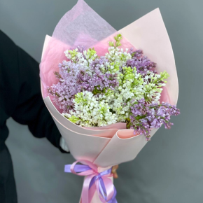 Букет из 11 веток сирени микс в Щелково