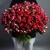 Букет из 51 кустовой рубиновой розы (50 см) в Щелково