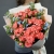 Букет "Фортуна" из коралловых роз и оксипеталума в Щелково Букет "Фортуна" из коралловых роз и оксипеталума в Щелково