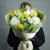 Букет "Фисташка" из роз, хризантем и маттиол в Щелково