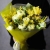 Букет из ранункулюсов и мимозы в Щелково