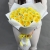 Букет из 25 лимонных пионовидных роз (50 см) в Щелково