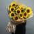 Букет "Месседж" с подсолнухами и эвкалиптом в Щелково