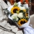 Букет "Солнечный цветочек" из подсолнуха, гиперикума, хризантем и орнитагалума в Щелково