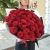 Букет 51 красная роза (50 см) в Щелково